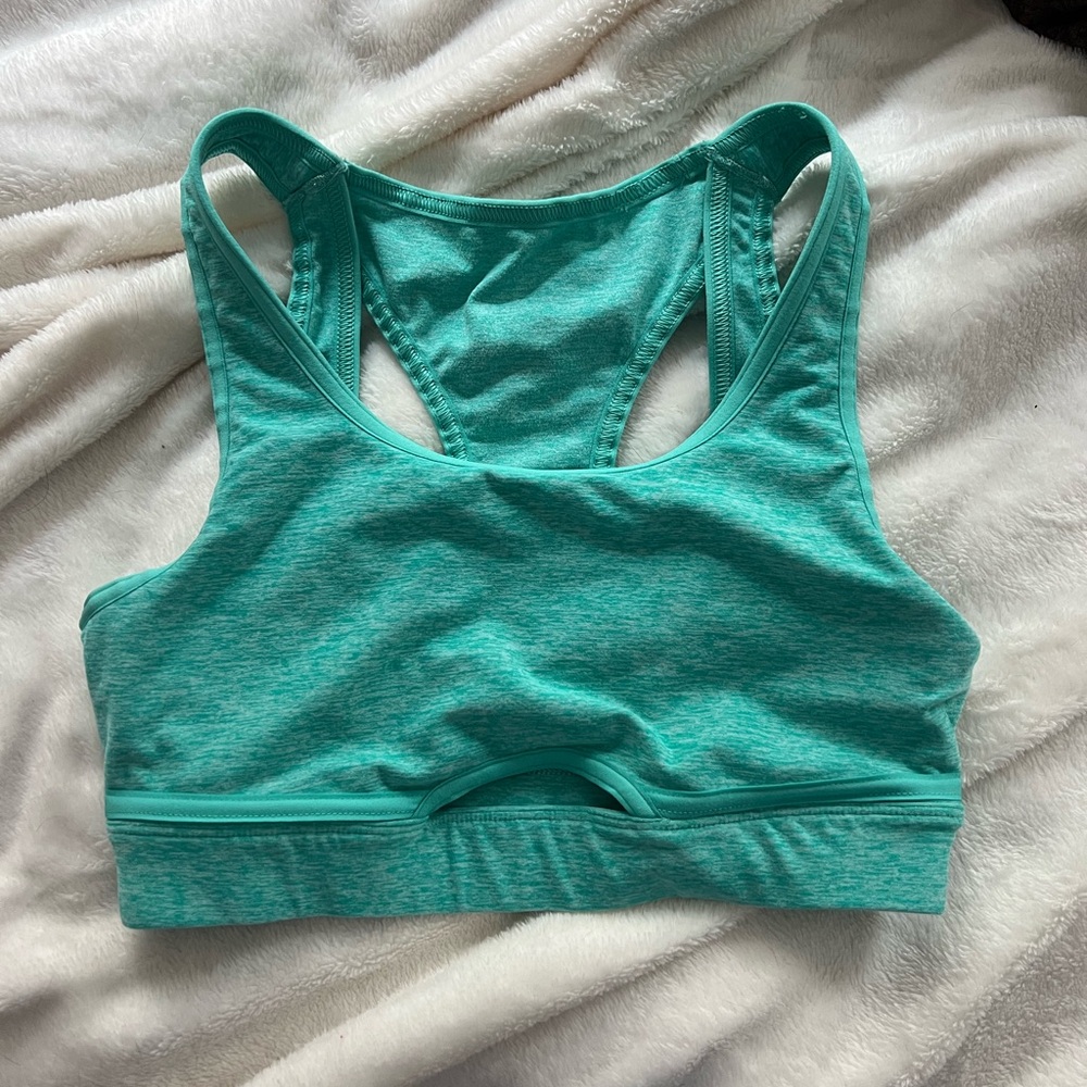 Peloton sports bra teal size s